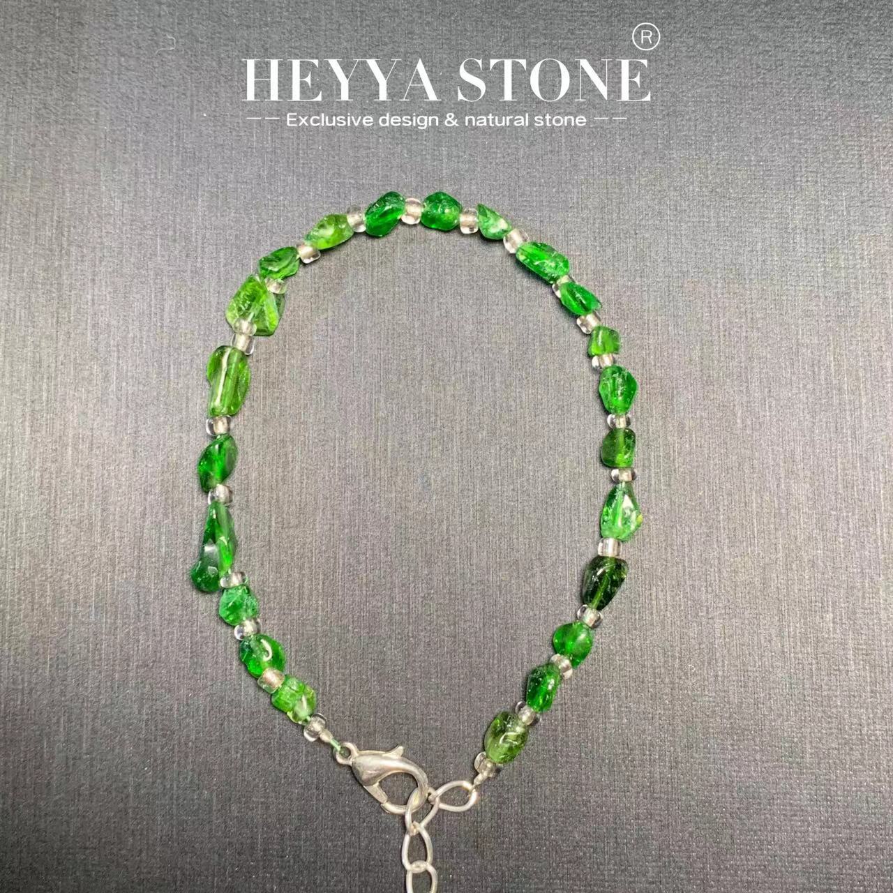 Gemstone Bracelet Healing - HEYYA STONE Natuurlijke diopside armband Energiegenezing