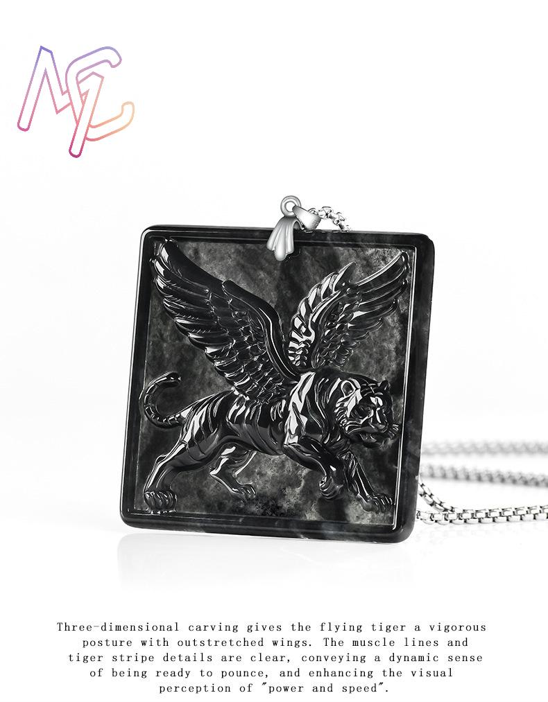 Myanmar Jadeïet Tijger Hanger  - Luxury Gifts Jewelry & Watches Namfleg Mostar recensie en prijs