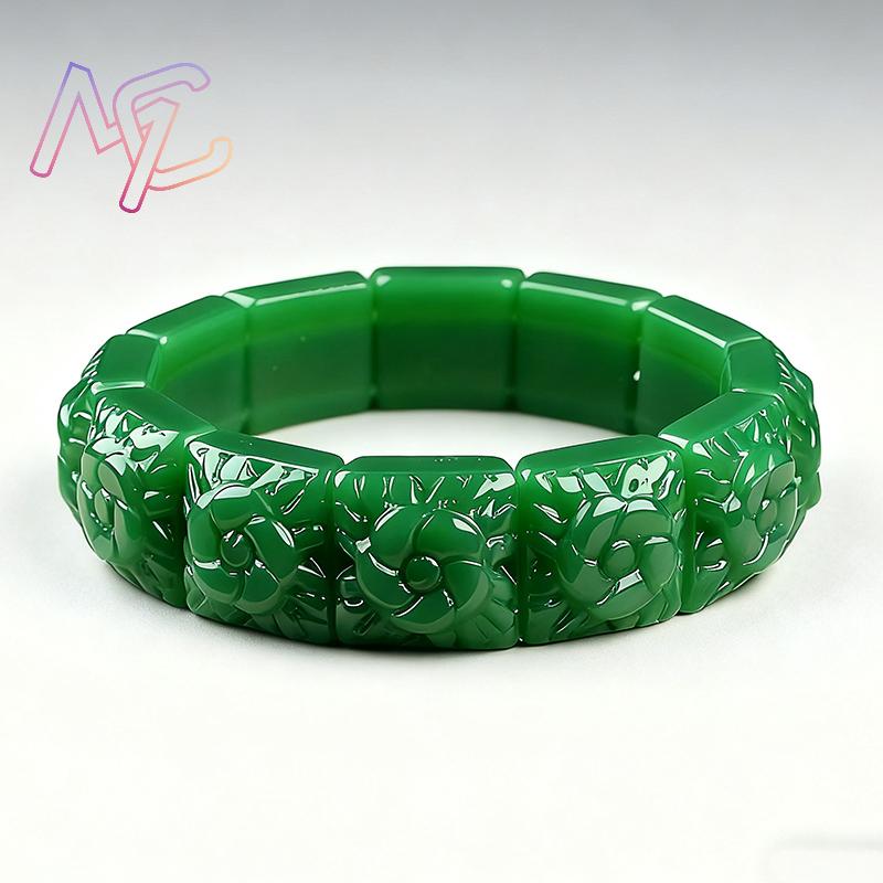 Echte Jade Bloem Armband Desig - Luxury Gifts Jewelry & Watches Namfleg Mostar recensie en prijs