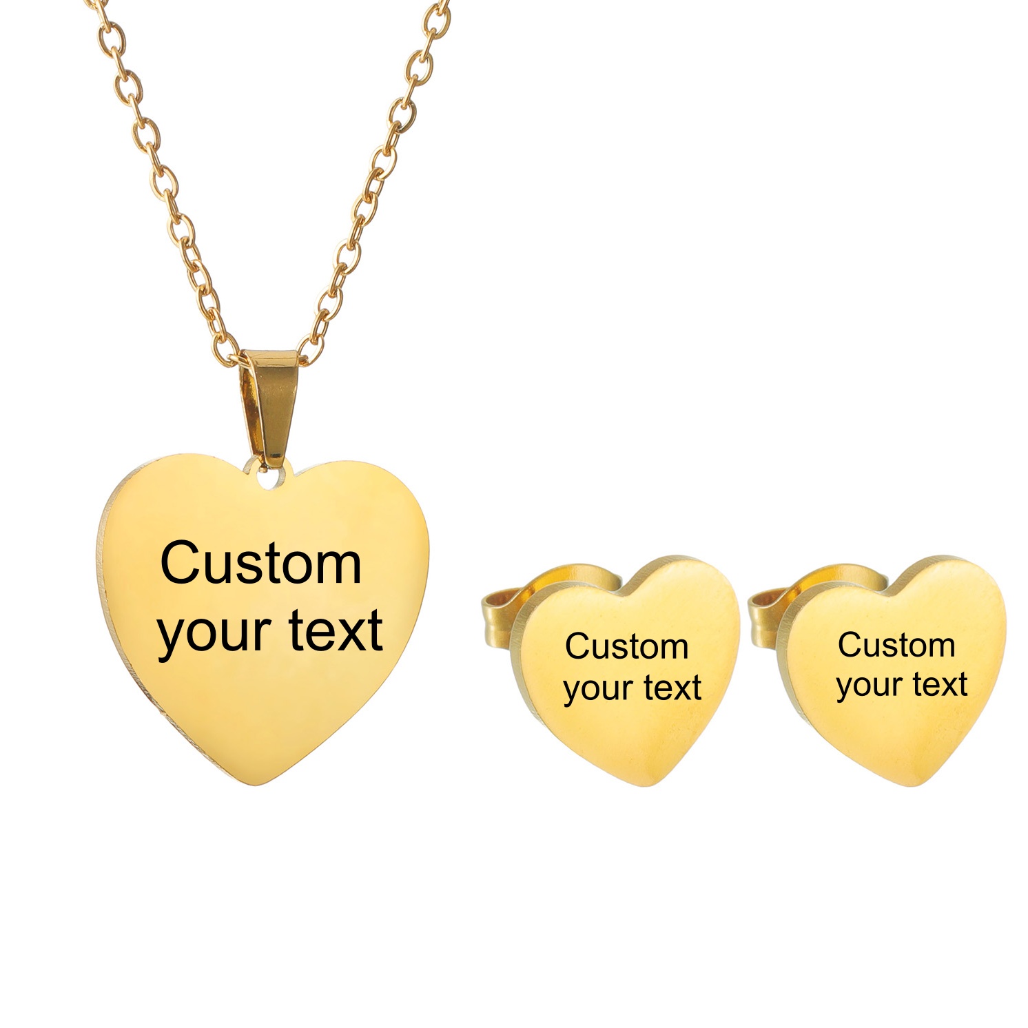 Aangepaste naam ketting oorbel - Engraved Name Necklace recensie en prijs