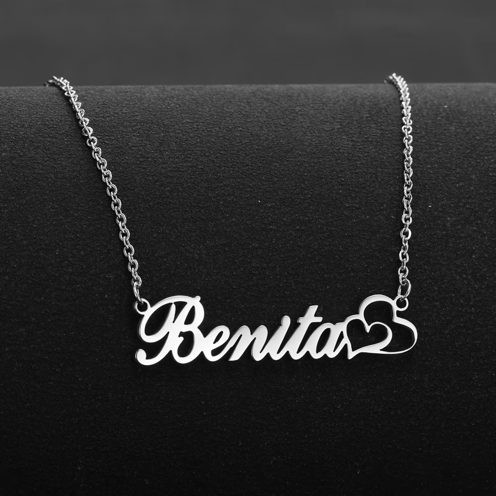 Gepersonaliseerde dubbele hart - Engraved Name Necklace recensie en prijs